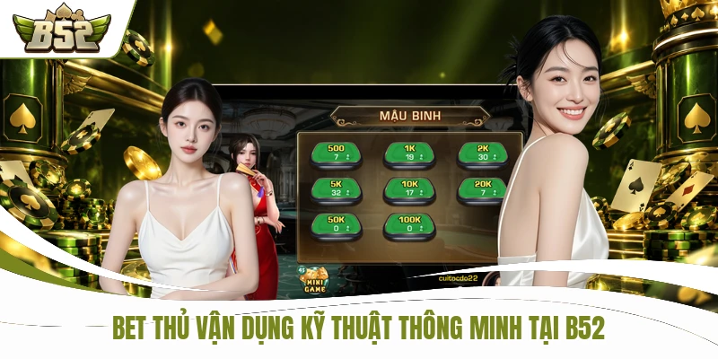 Bet thủ vận dụng kỹ thuật thông minh tại B52